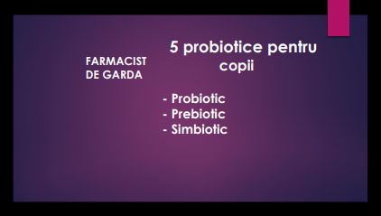 5 probiotice pentru copii