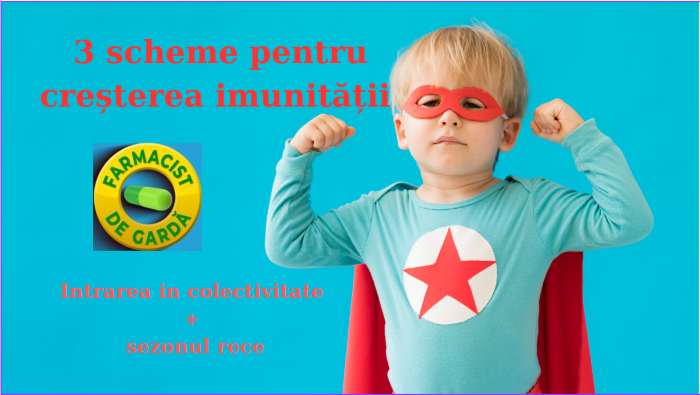 3 scheme pentru imunitate - copii