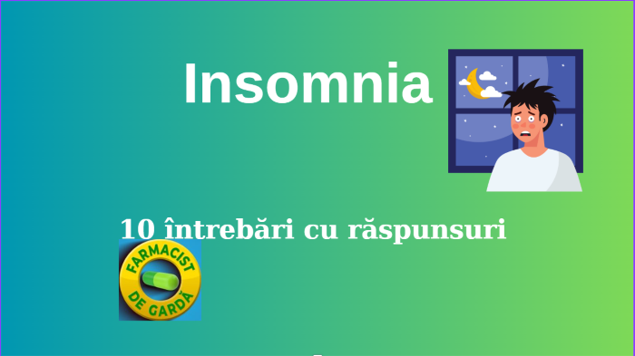 Insomnia - 10 intrebari