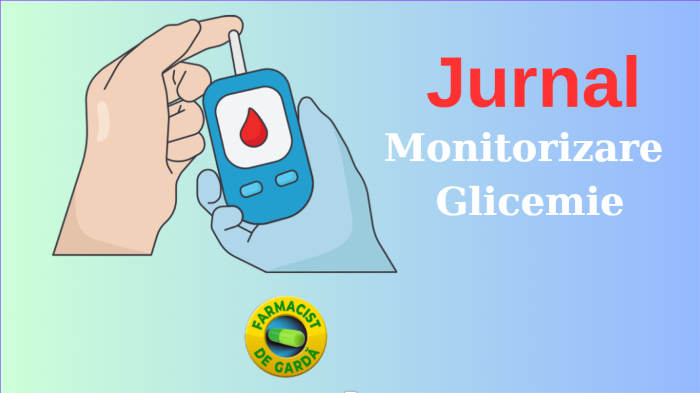 Jurnal monitorizare glicemie