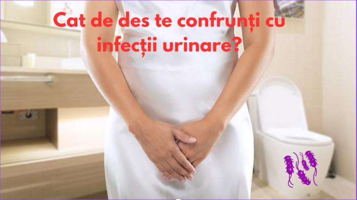 Cat de des te confrunți cu infecții urinare?