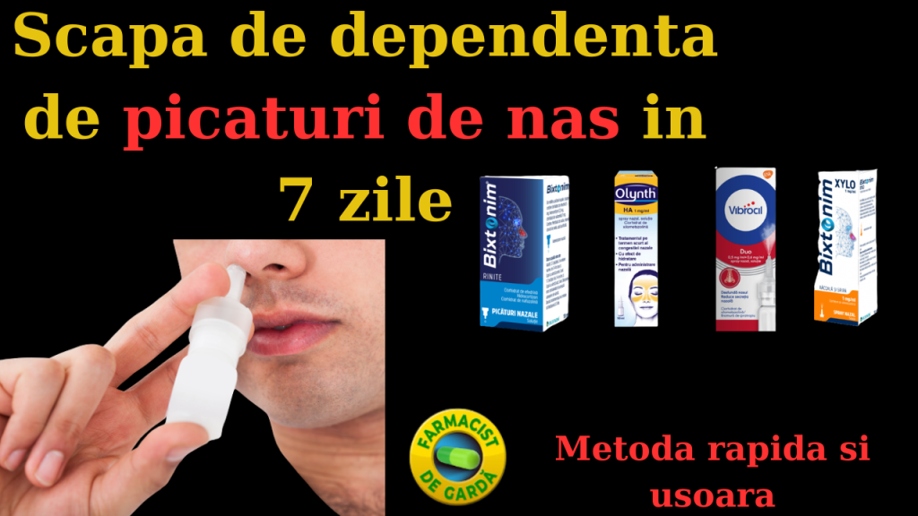 Dependenta de picaturi de nas